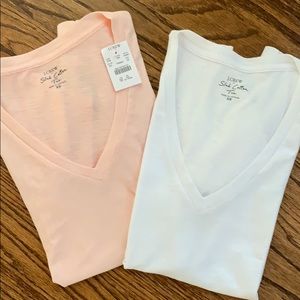 J. Crew Slub Cotton Tees